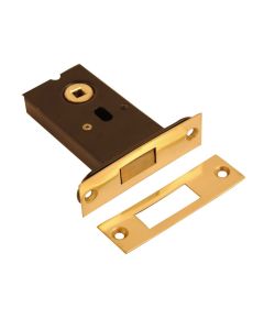 Lunn 7070 5mm Follower Polished Brass 78mm Dead Latch
