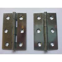 1838 63mm Zinc Plated Steel Door Hinge