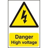 0761 Danger High Voltage Sign