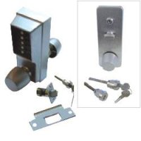 Unican 1031-26D-41 Satin Chrome Digital Door Lock With Passage