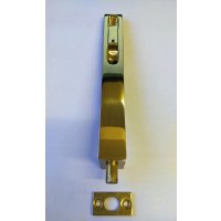 203 x 25mm Lever Action Flush Bolt Polished Brass