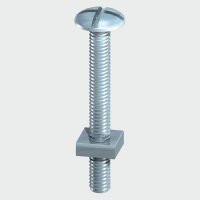 Roofing Bolts & Square Nuts M6 x 30mm (Bag of 10)