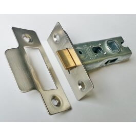 View Gridlock 51.01 Satin Stainless 76mm Tubular Mortice Latch