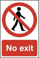 0602 No Exit Sign
