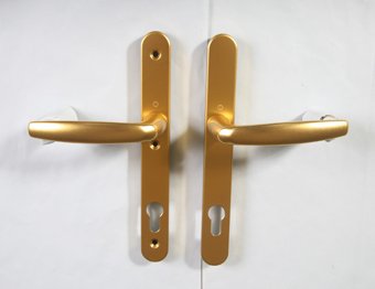 Hoppe 2353310 f3 gold lever door handle