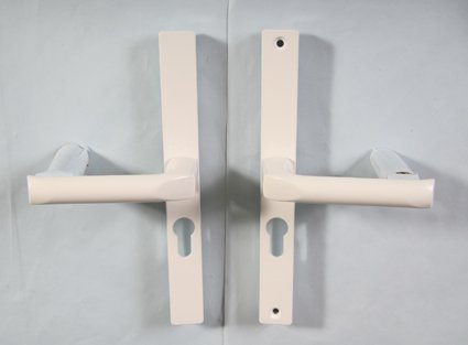 Hoppe 3218435 London Series White 48mm Centres UPVC lever door handles