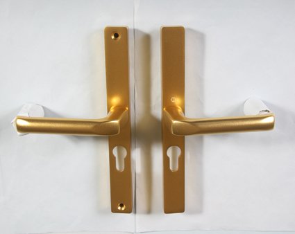 Hoppe 3217264 London Series Gold 48mm Centres UPVC lever door handles