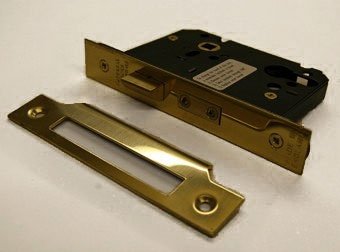 Guardian Y7000 63Mm P.Brass Euro sash door lock Case Only