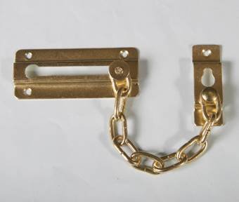 8612 Electro Brass Door Chain