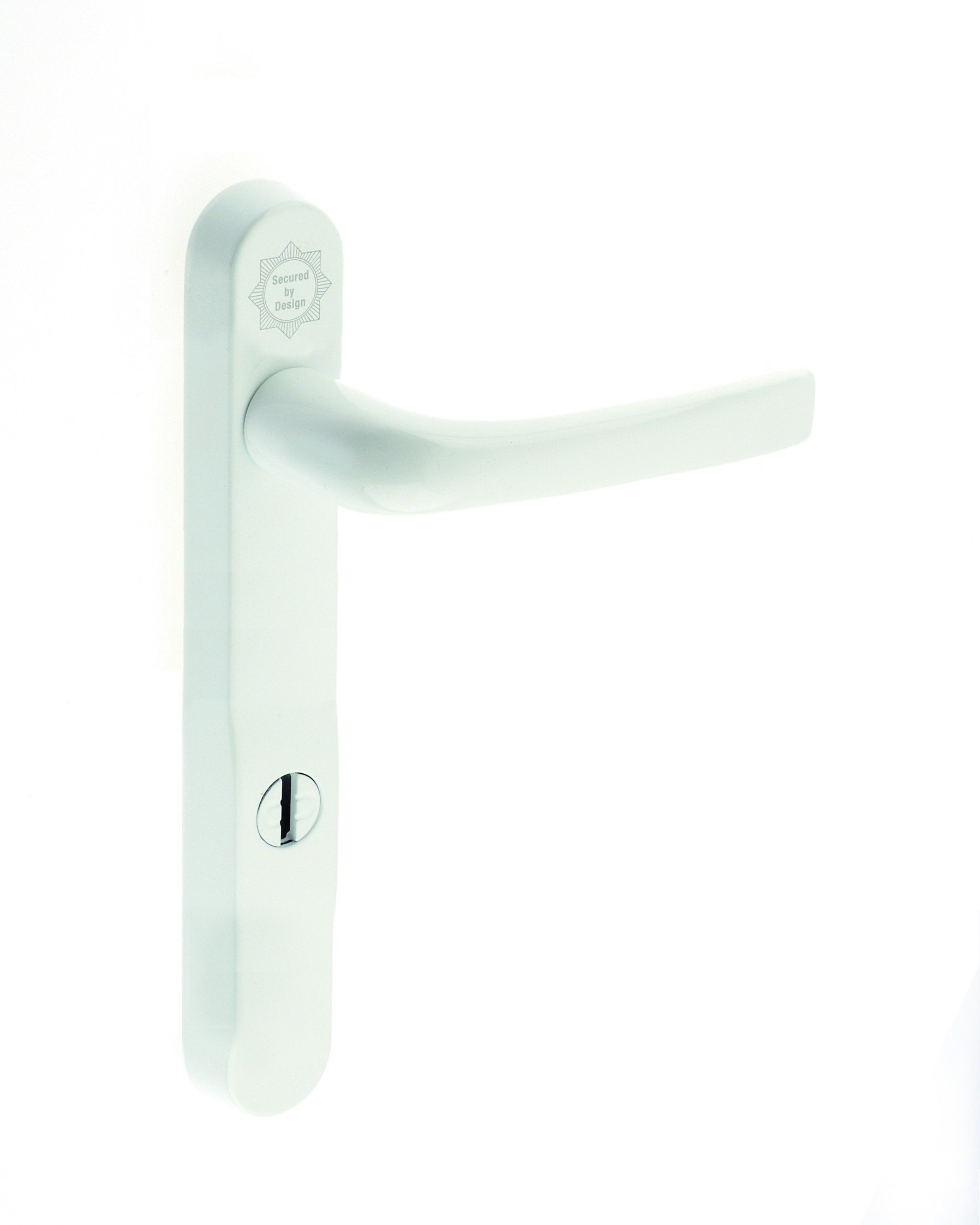 Mila ProSecure White Multipoint Lever Door Handles