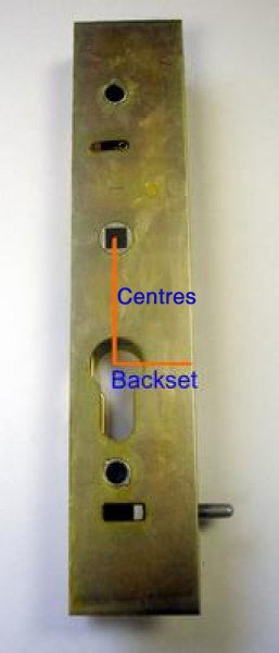 Schlegel Fast Fit 22.5mm Backset Patio Door Lock