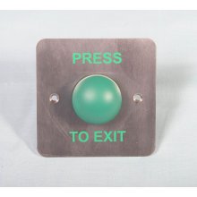 3E0657-1 High Impact Exit Button (Press To Exit)