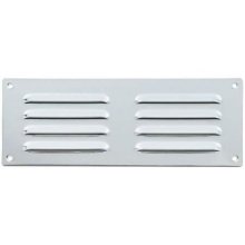 305 x 152mm Louvre Vent Polished Stainless HD5636