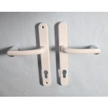 Fab Fix balmoral white lever door handle