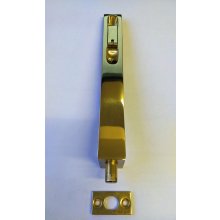 203 x 25mm Lever Action Flush Bolt Polished Brass