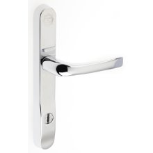 Mila ProSecure Polished Chrome Multipoint Lever Door Handles 240mm Plate