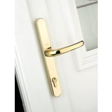 Yale Universal Repair Lever Door Handle Adjustable Fixings Gold
