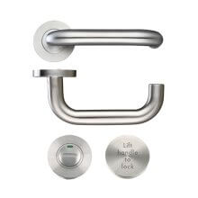 ZCS030LL Lift to Lock Lever Handle Set Stainless Steel