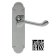DL167CP Oakley Latch Door Handle Polished Chrome - 1