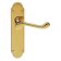 DL167 Oakley Latch Door Handle Polished Brass - 1