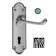 DL17CP Ashtead Lock Door Handle Polished Chrome - 1