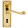 FG1 Georgian Lock Door Handle Polished Brass - 1