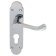 DL168YCP Oakley Euro Lock Door Handle Polished Chrome - 2