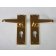 M30Y Victorian Euro Lock Door Handle Polished Brass - 1
