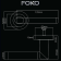 Fortessa Foko Round Rose Door Handle Chrome Duo - 1