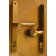 Hoppe 831890 gold/f3 lever door handle - 2