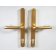 Hoppe 832040 f3 gold lever door handle - 1