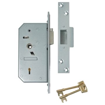 Union 3R35X Escape Deadlocking Latch Satin L.Hand (Chubb At Heart)