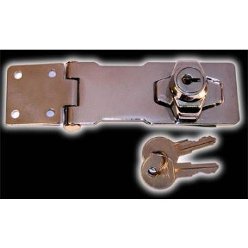 368Sp 76Mm Locking Hasp & Staples Chrome