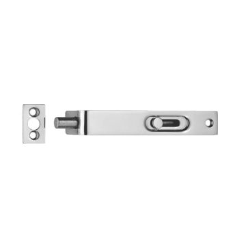Aa79Cp Pol Chrome 102Mm X 15Mm  Flush Bolt Sunk Slide