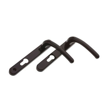 Fab Fix Windsor 92mm Sprung Lever Door Handle Black
