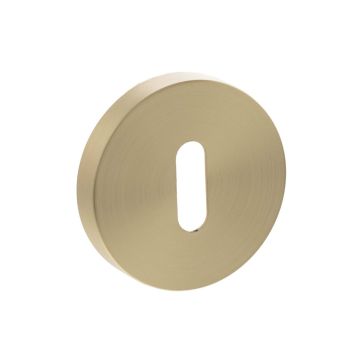 Senza Pari Keyhole Escutcheon Satin Brass