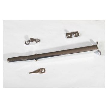 1901L Polished Chrome 254mm Modern Locking Casement Stay