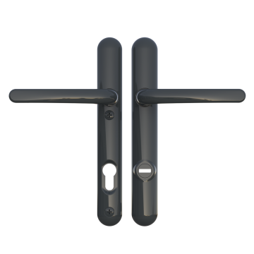 Ultion 2 Star High Security Lever Handle Anthracite Grey 122mm