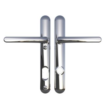 Ultion 2 Star High Security Lever Handle Polished Chrome 122mm