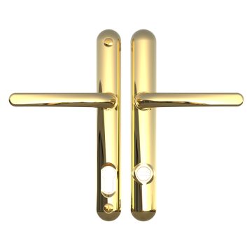 Ultion 2 Star High Security Lever Handle Gold 211mm