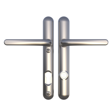 Ultion 2 Star High Security Lever Handle Satin Nickel 122mm