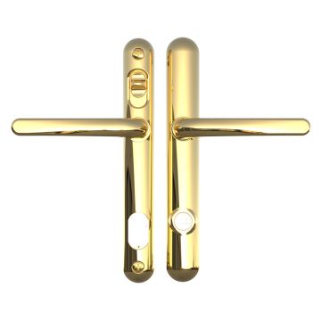 Ultion 2 Star Plus High Security Lever Handle Gold 211mm