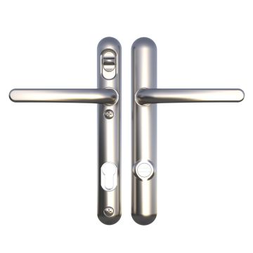 Ultion 2 Star Plus High Security Lever Handle Satin Nickel 122mm