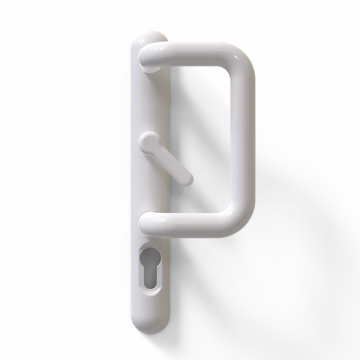 Ultion Sweet 92mm PZ White Patio Door Handle 154mm Bolt Centres