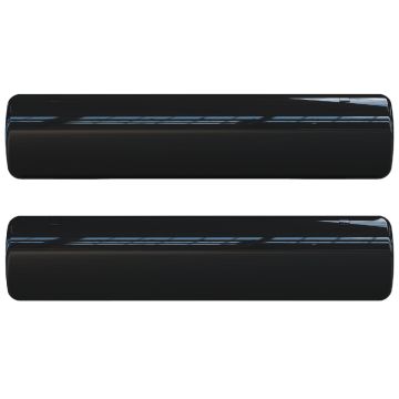 Ultion Sweet Square Combination Letter Plate Black 314mm x 70mm