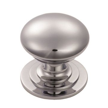 M47/B 32mm Victorian Cupboard Door Knob Polished Chrome