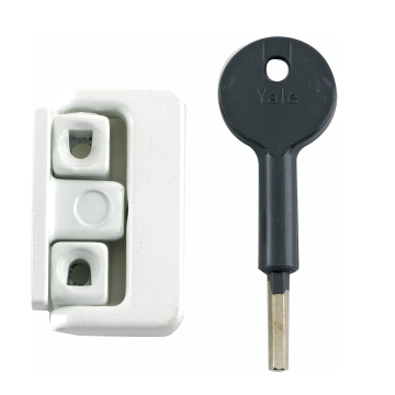 Yale 8K101Lk White Window Lock & Key