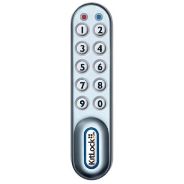 Codelock Kitlock KL1000 Electronic Digital Cabinet Locker Lock Satin Chrome