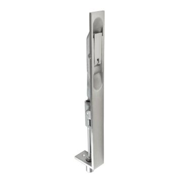 FB2S 203 x 19mm Lever Action Flush Bolt Satin Stainless Steel Square