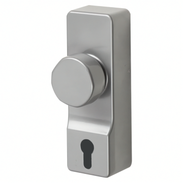 Exidor 302 Silver Euro Outside Access Device Without Cylinder